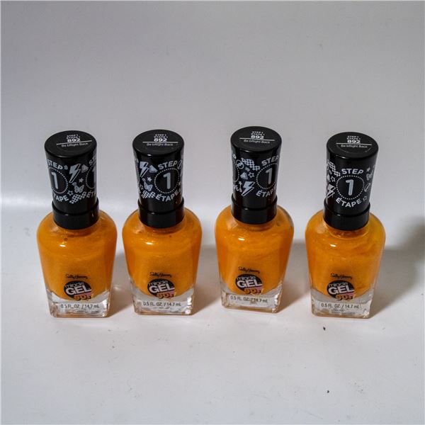 LOT OF 4 NEW NAIL POLISH