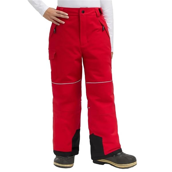 NEW STORMPACK SUNICE KIDS RED SNOWPANTS SZ 10