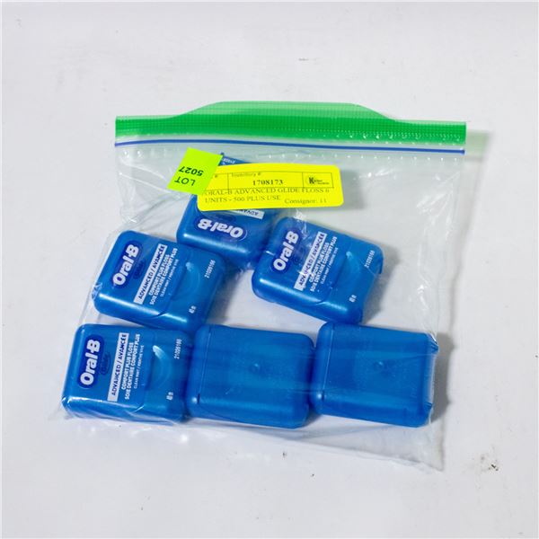 ORAL-B ADVANCED GLIDE FLOSS 6 UNITS - 500 PLUS USE