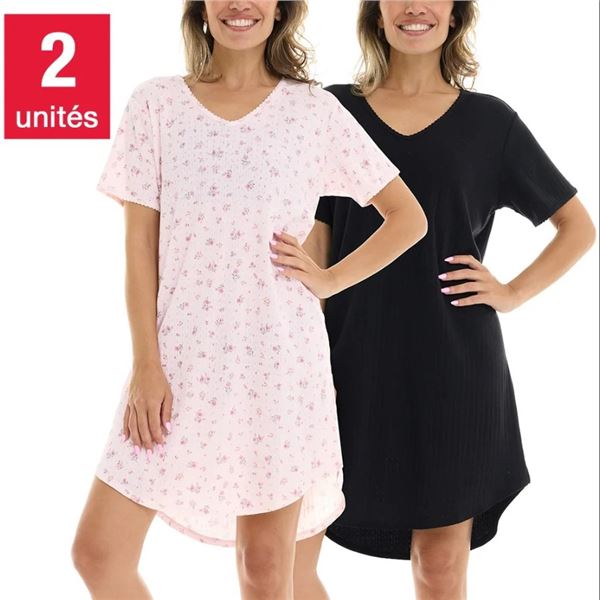 NEW FLORA NIKROOZ 2 PACK SLEEP DRESSES SZ XL