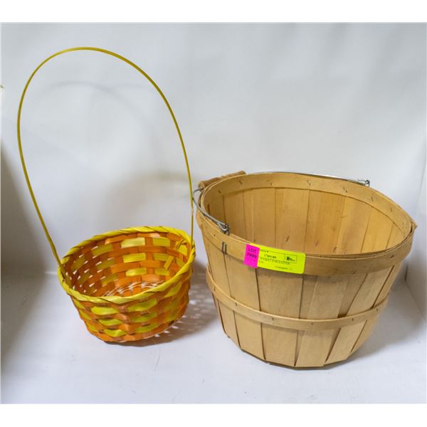 PACK OF 2 BASKET FOR EASTER DECORATION