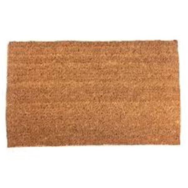NEW NINAMAR COIR DOOR MAT 17X28IN BROWN