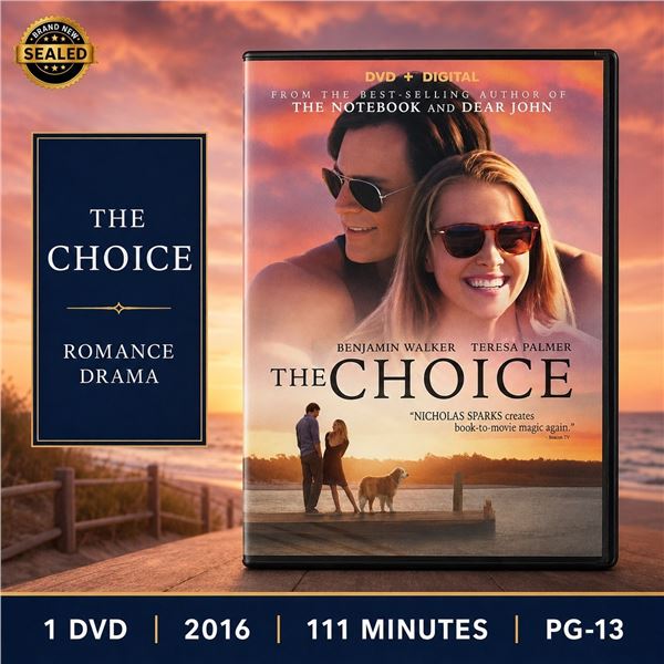 NEW DVD "THE CHOICE" BENJAMIN WALKER 2016