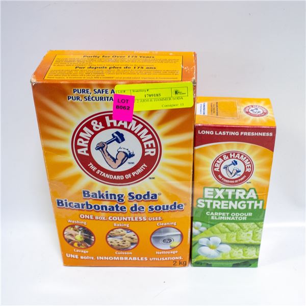 PACK OF 2 ARM & HAMMER SODA