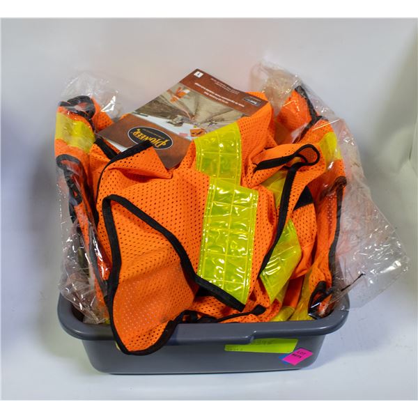 3 NEW PIONEER HI VIZ SAFETY VESTS