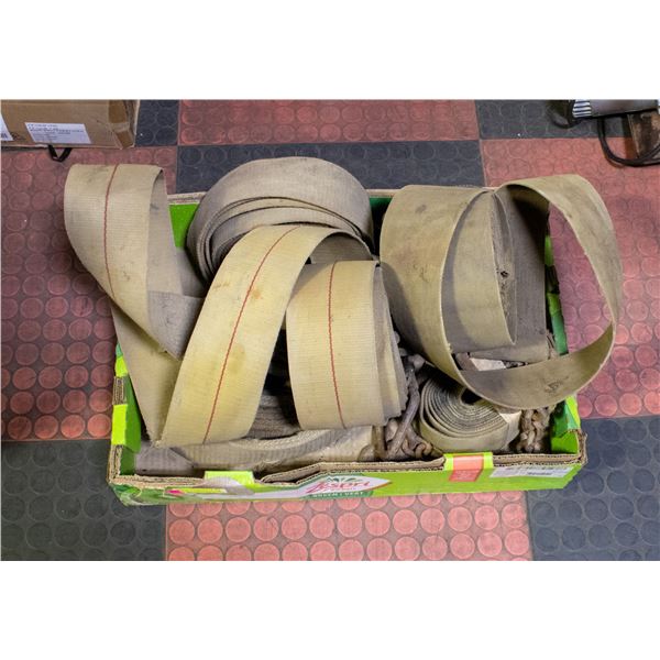 FLAT OF STRAPS