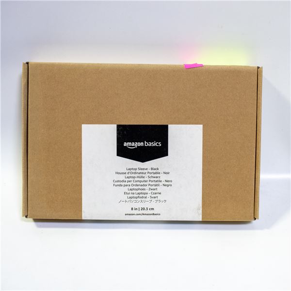NEW LAPTOP SLEEVE BLACK - 8"