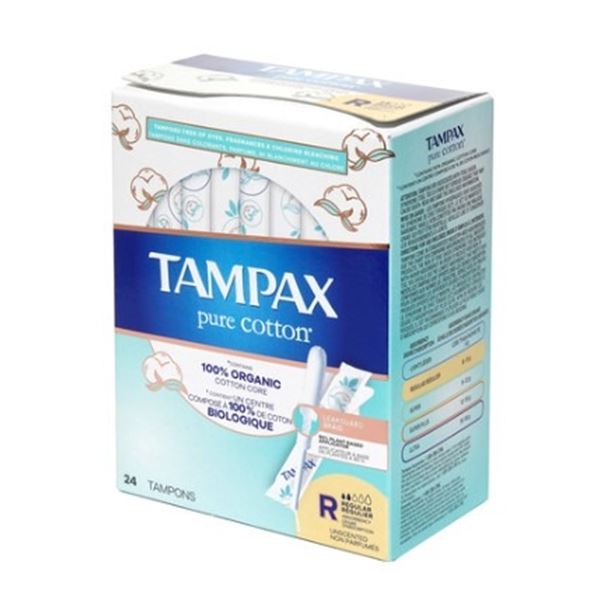 NEW 3 PACK 24 TAMPAX REGULAR UNSCENTED TAMPONS