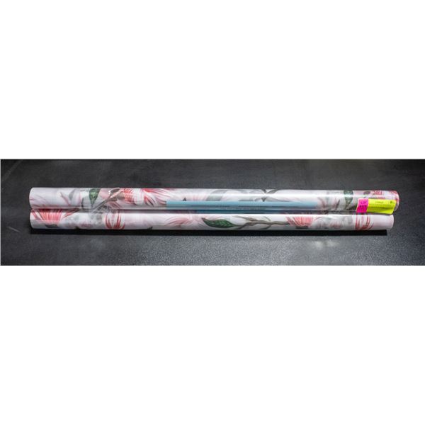 NEW 3 PACK COAVAS STAINED WINDOW PRIVACY FILM