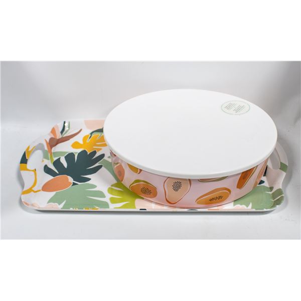 PLASTIC SERVINGWARE- BOX LOT ASSORTED