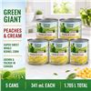 Image 1 : 5 GREEN GIANT PEACHES & CREAM BB 09/29