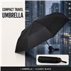 Image 1 : NEW BLACK COMPACT TRAVEL UMBRELLA