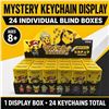 Image 1 : NEW 24 POKEMON MYSTERY KEYCHAINS IN DISPLAY BOX