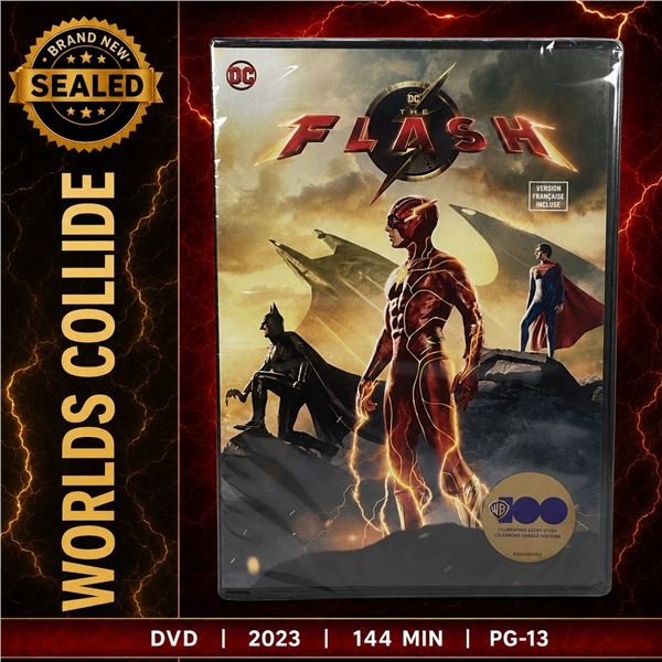 NEW DVD "THE FLASH" DC SUPERHERO 2023