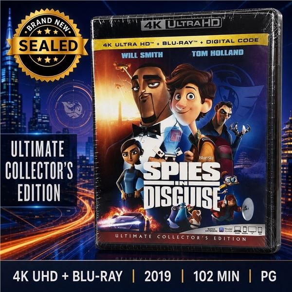 NEW 4K "SPIES IN DISGUISE" WILL SMITH 2019