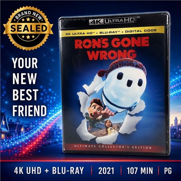 NEW 4K "RON'S GONE WRONG" DISNEY 2021