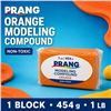 Image 1 : PRANG ORANGE MODELING CLAY 1LB 454G NON-TOXIC