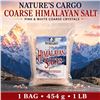 Image 1 : NATURE'S CARGO COARSE HIMALAYAN SALTS 454G