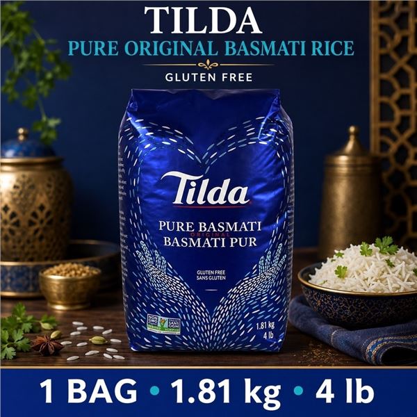 TILDA PURE ORIGINAL BASMATI RICE 4LB BB 01/28
