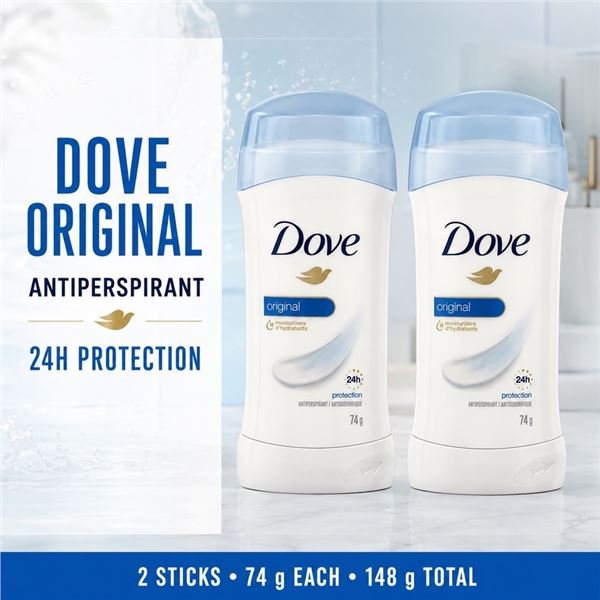2 DOVE ORIGINAL ANTIPERSPIRANT 74G