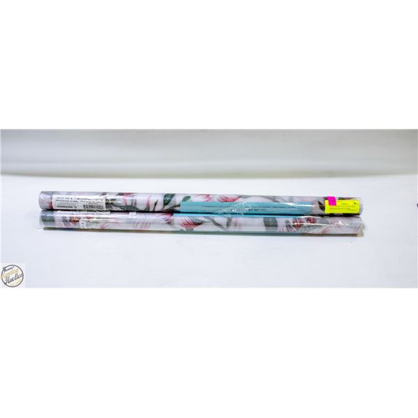 NEW 3PK COAVAS "STAINED GLASS" WINDOW PRIVACY FILM
