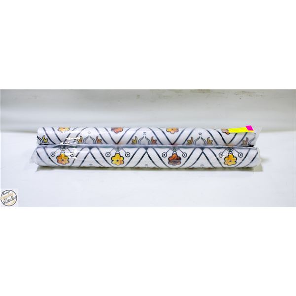 BRAND NEW 3PK OF STAINED GLASS PRINT WINDOW FILM