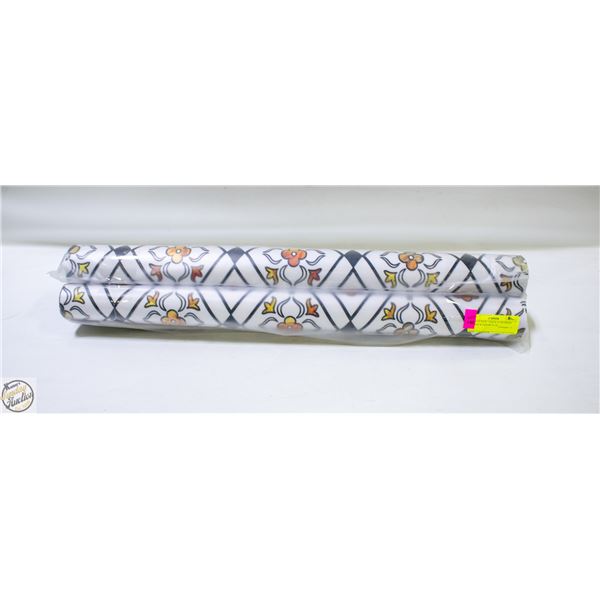 BRAND NEW 3PK OF STAINED GLASS PRINT WINDOW FILM