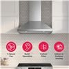 Image 2 : NEW  FRIGIDAIRE 30" S.S. WALL-MOUNT RANGE HOOD
