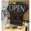 Image 1 : ILLUMINATING STORE "OPEN HOURS" SIGN - DIGITAL