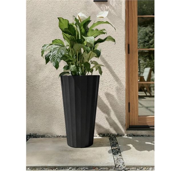 NEW VERADEK 26" COLUMN TALL INDOOR/OUTDOOR PLANTER
