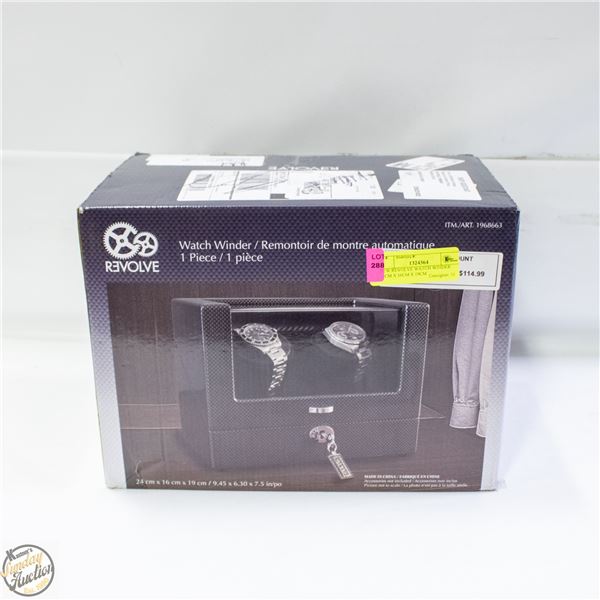 NEW REVOLVE WATCH WINDER 24CM X 16CM X 19CM