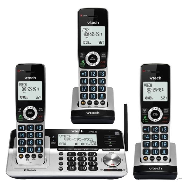 BRAND NEW VTECH 3-HANDSET PHONE SYSTEM