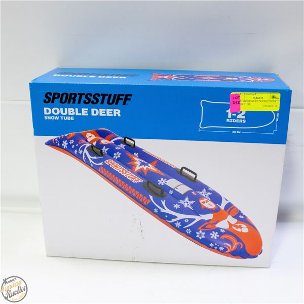 NEW SPORTSTUFF DOUBLE DEER SNOW TUBE