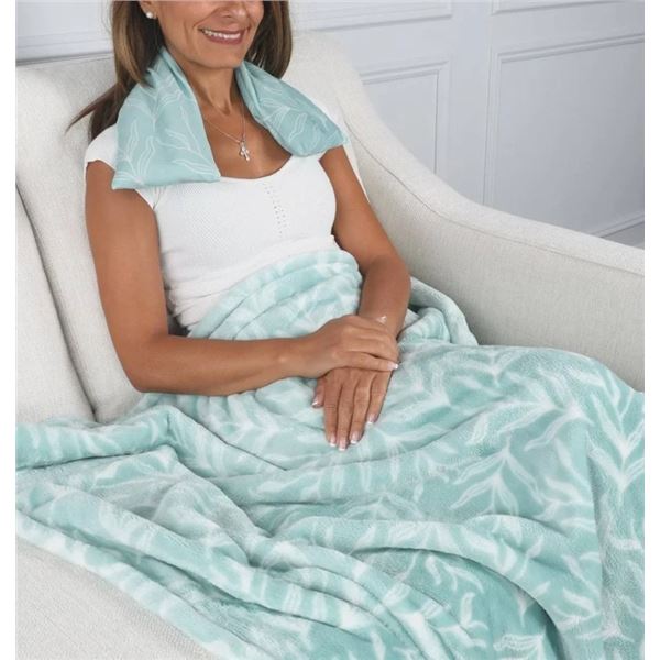 NEW HOME RETREAT H/C THERAPY BAG WITH COZY THROW