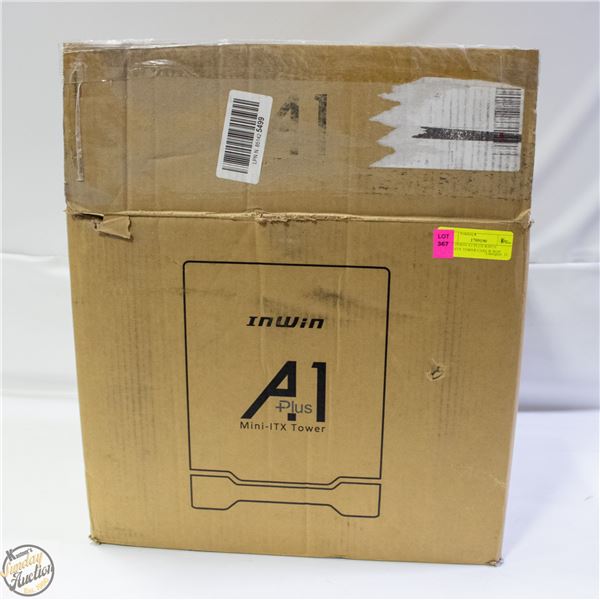 NEW INWIN A1 PLUS WHITE MINI-ITX TOWER CASE W RGB