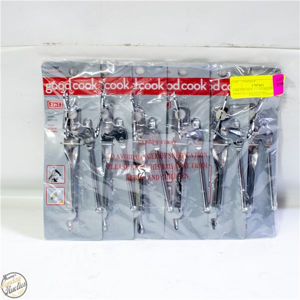 6 BRAND NEW 2-1 GOODCOOK MANUAL CAN OPENERS