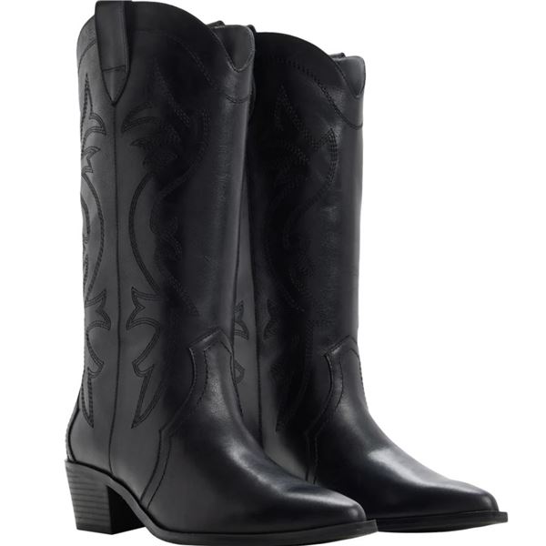 NEW ALDO WOMENS SZ 6 LEATHER COWGIRL BOOTS