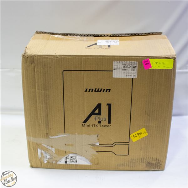 NEW INWIN A1 PLUS WHITE MINI-ITX TOWER CASE W RGB