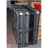 Image 1 : STACK OF 4 HEAVY DUTY PLASTIC PALLETS