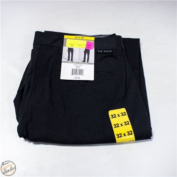 NEW TED BAKER STRAIT LINE PANT SZ 32 X 32
