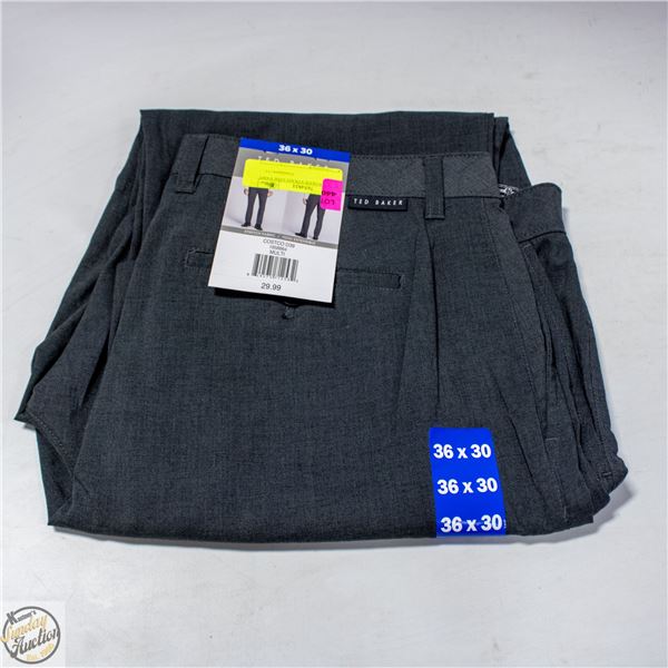NEW TED BAKER STRAIT LINE PANT SZ 36 X 30