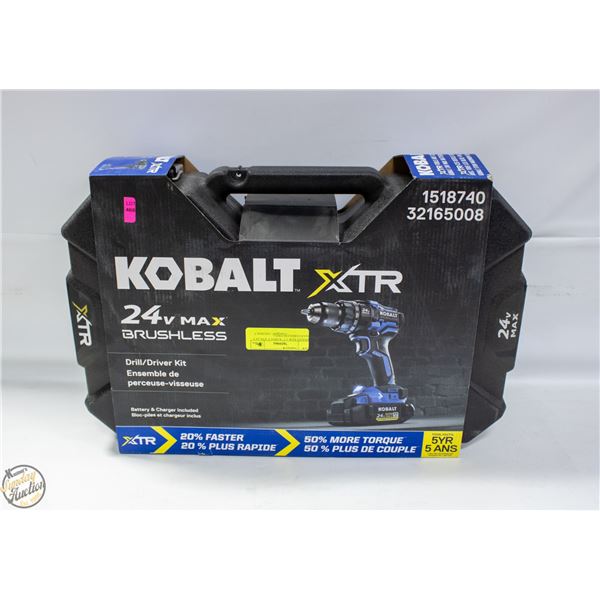 NEW KOBALT XTR 24V DRILL/DRIVER KIT