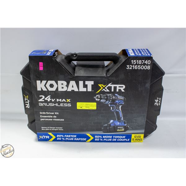 NEW KOBALT XTR 24V DRILL/DRIVER KIT