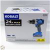Image 1 : NEW KOBALT 24V MAX BRUSHLESS DRILL, CHARGER &