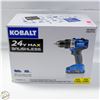 Image 1 : NEW KOBALT 24V MAX BRUSHLESS DRILL, CHARGER &