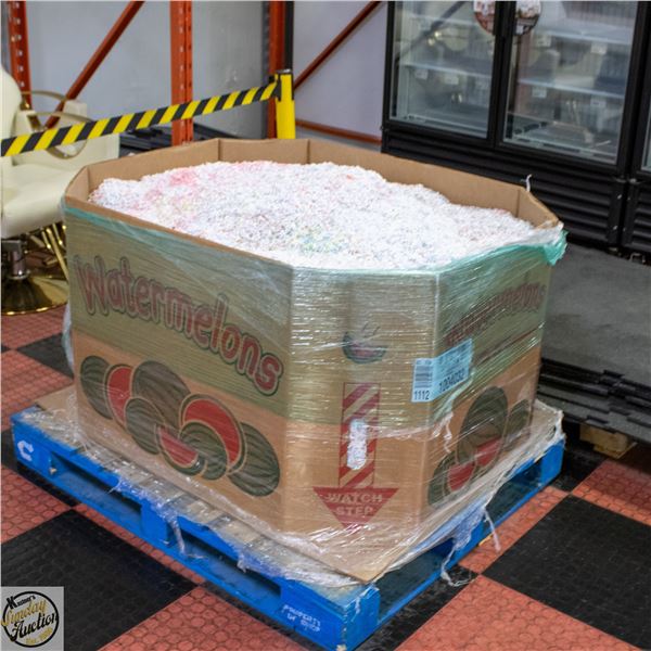 PALLET OF PACKING PAPER