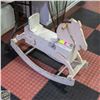 Image 1 : ANTIQUE SOLID WOOD ROCKING HORSE