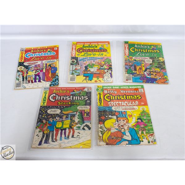 VINTAGE 1970'S  (X5) ARCHIE COMICS
