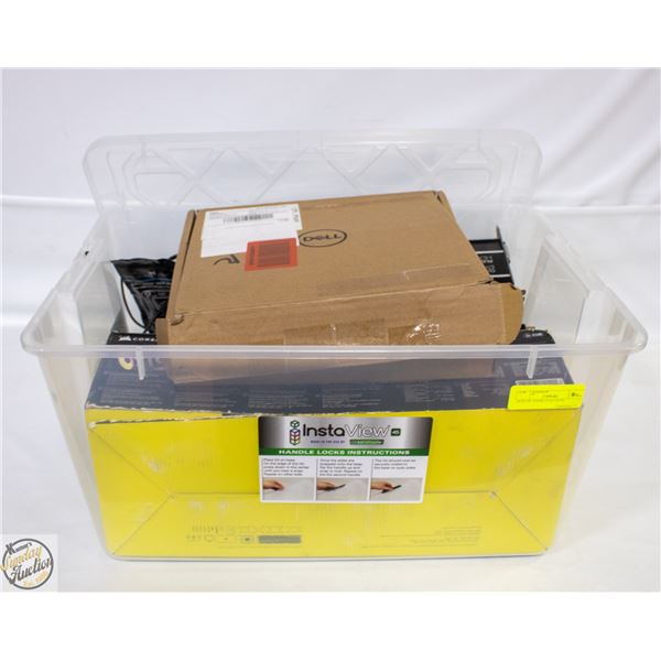 BOX OF COMPUTER ITEMS