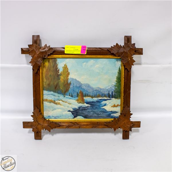 SWEDISH R. MARTIN MID CENTURY OIL ON BOARD